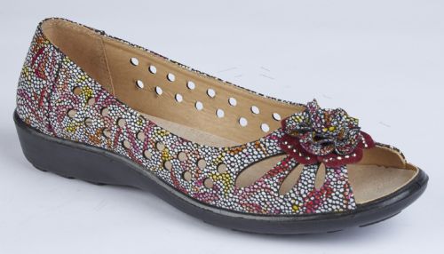 Boulevard Sandals L207DM Burgundy size 7